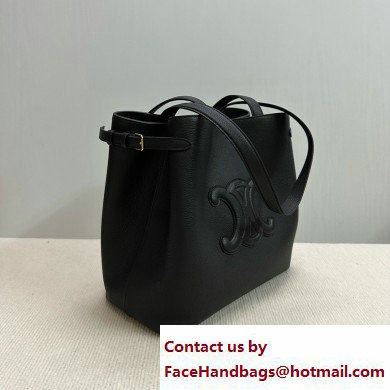 CELINE MEDIUM CABAS ANAIS CUIR TRIOMPHE in Grained calfskin Black 2025