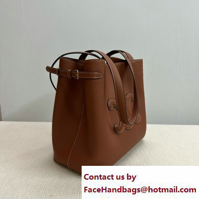 CELINE MEDIUM CABAS ANAIS CUIR TRIOMPHE in Grained calfskin TAN 2025