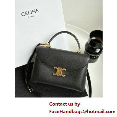 CELINE MEDIUM NINO BAG in SUPPLE CALFSKIN BLACK 2025