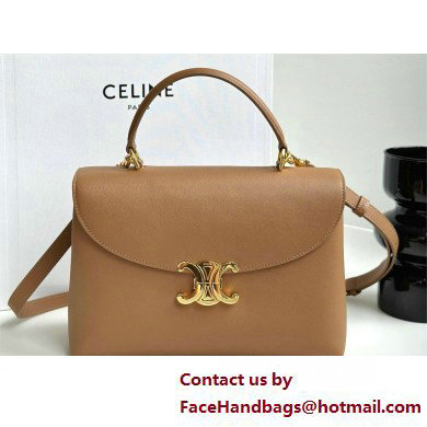 CELINE MEDIUM NINO BAG in SUPPLE CALFSKIN Bronze 2025 - Click Image to Close