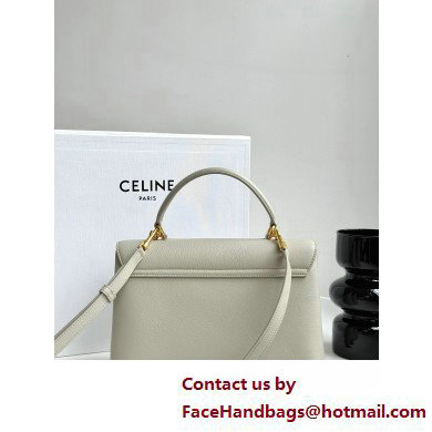 CELINE MEDIUM NINO BAG in SUPPLE CALFSKIN GRAY 2025