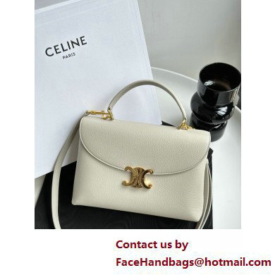 CELINE MEDIUM NINO BAG in SUPPLE CALFSKIN GRAY 2025