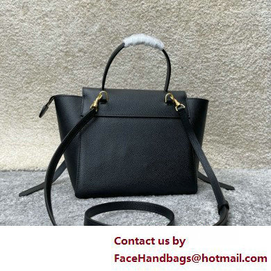 CelineNano Belt bag in grained calfskin black 2025