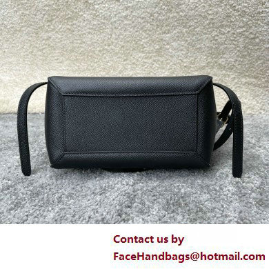 CelineNano Belt bag in grained calfskin black 2025