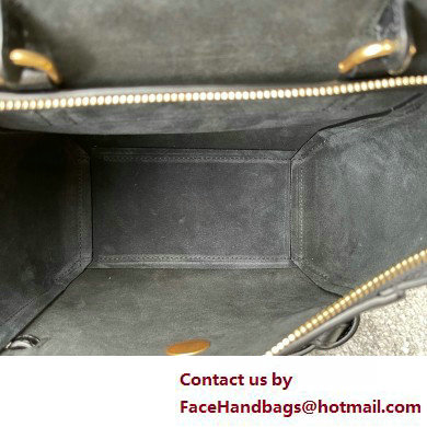 CelineNano Belt bag in grained calfskin black 2025