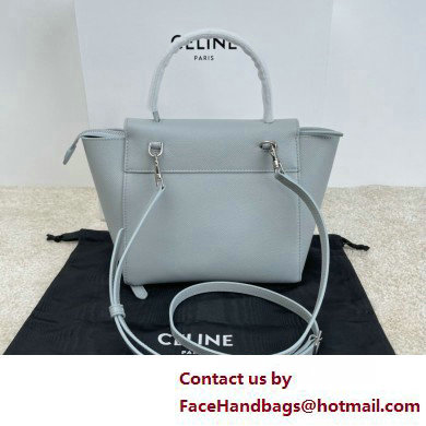 CelineNano Belt bag in grained calfskin bleu lin 2025