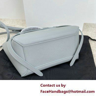 CelineNano Belt bag in grained calfskin bleu lin 2025