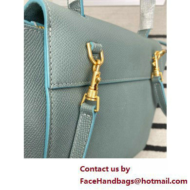 CelineNano Belt bag in grained calfskin green 02 2025