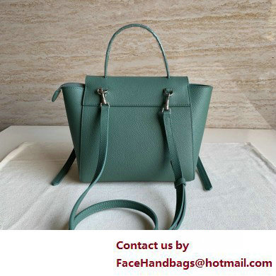 CelineNano Belt bag in grained calfskin green 06 2025