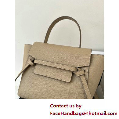 CelineNano Belt bag in grained calfskin khaki 2025 - Click Image to Close