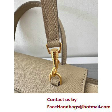 CelineNano Belt bag in grained calfskin khaki 2025