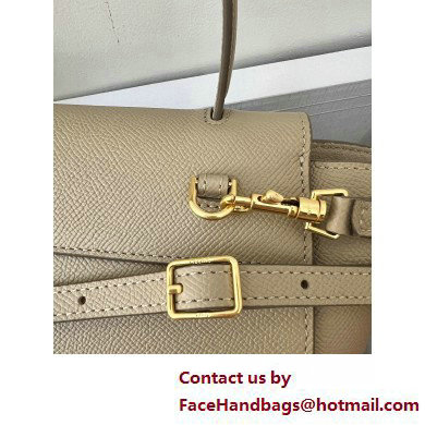 CelineNano Belt bag in grained calfskin khaki 2025