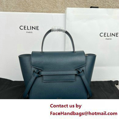 CelineNano Belt bag in grained calfskin navy blue 2025 - Click Image to Close