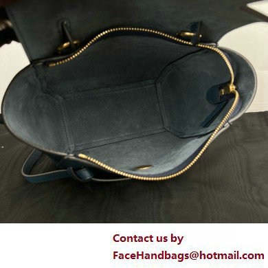 CelineNano Belt bag in grained calfskin navy blue 2025