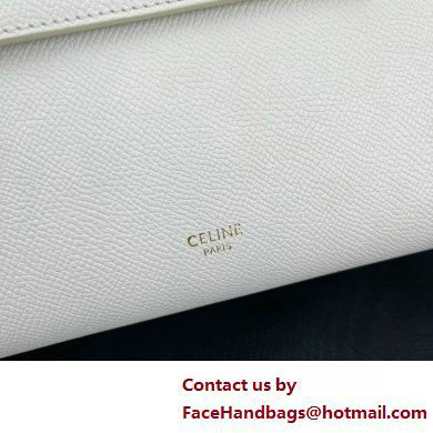 CelineNano Belt bag in grained calfskin white 2025