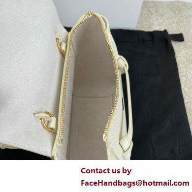 CelineNano Belt bag in grained calfskin white 2025