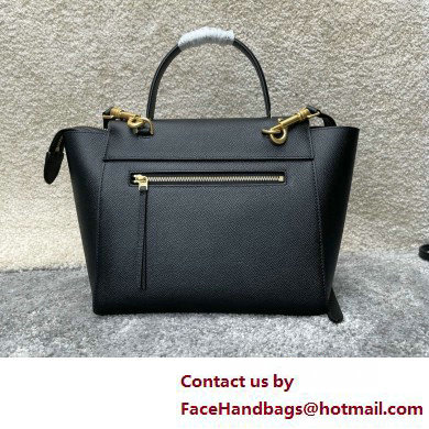 Celine MICRO Belt bag in grained calfskin BLACK 2025