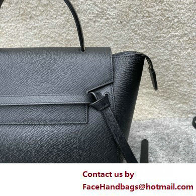 Celine MICRO Belt bag in grained calfskin BLACK 2025