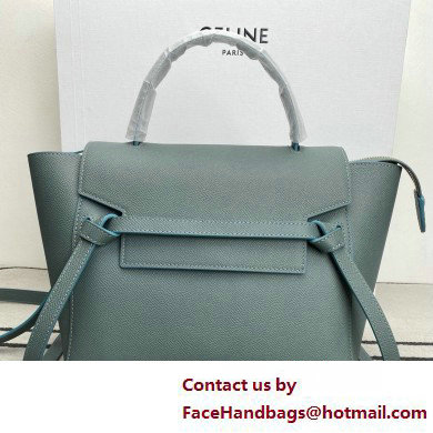 Celine MICRO Belt bag in grained calfskin BLUE 01 2025