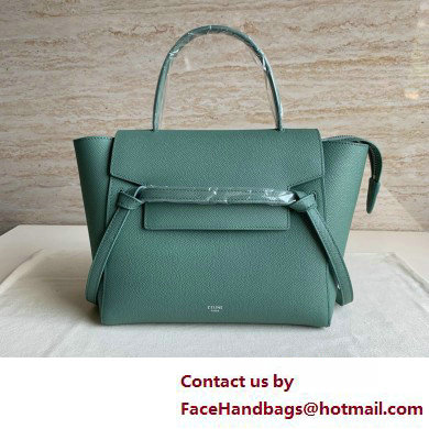 Celine MICRO Belt bag in grained calfskin BLUE 02 2025