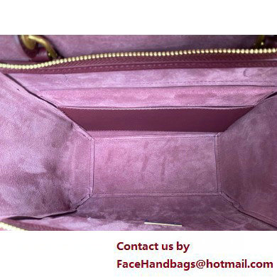 Celine MICRO Belt bag in grained calfskin BURGUNDY 2025