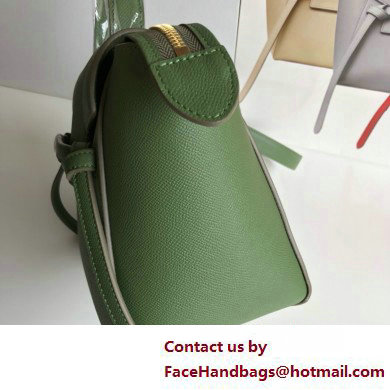 Celine MICRO Belt bag in grained calfskin GREEN 01 2025