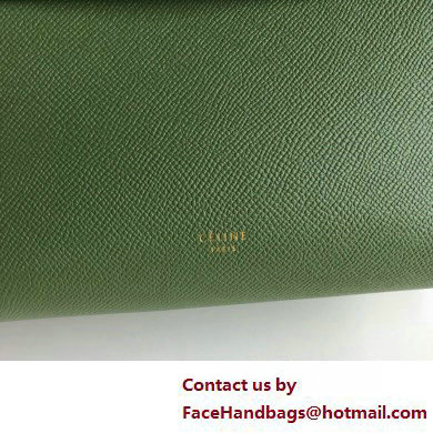 Celine MICRO Belt bag in grained calfskin GREEN 01 2025