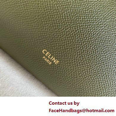 Celine MICRO Belt bag in grained calfskin GREEN 02 2025 - Click Image to Close