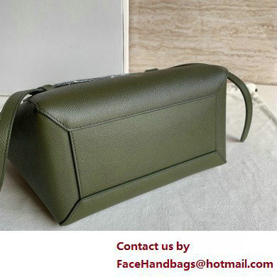 Celine MICRO Belt bag in grained calfskin GREEN 02 2025