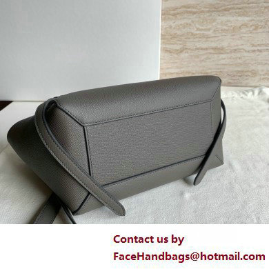 Celine MICRO Belt bag in grained calfskin GRIS ETAIN 2025