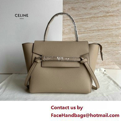 Celine MICRO Belt bag in grained calfskin KHAKI 2025