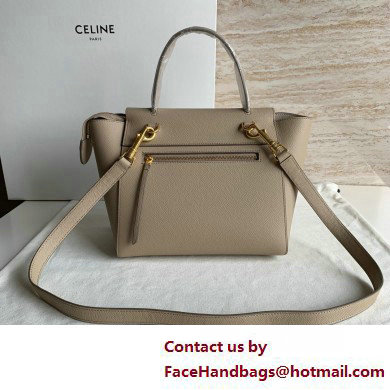 Celine MICRO Belt bag in grained calfskin KHAKI 2025