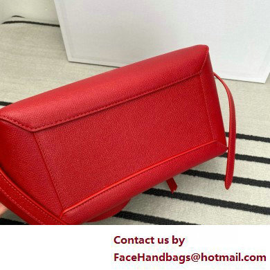 Celine MICRO Belt bag in grained calfskin RED 2025