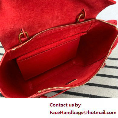 Celine MICRO Belt bag in grained calfskin RED 2025