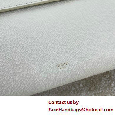 Celine MICRO Belt bag in grained calfskin WHITE 2025 - Click Image to Close