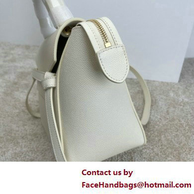 Celine MICRO Belt bag in grained calfskin WHITE 2025