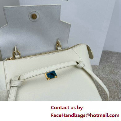 Celine MICRO Belt bag in grained calfskin WHITE 2025