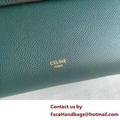 Celine Nano Belt bag in grained calfskin green 05 2025