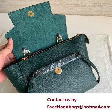 Celine Nano Belt bag in grained calfskin green 05 2025