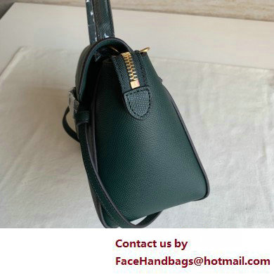 Celine Nano Belt bag in grained calfskin green 05 2025