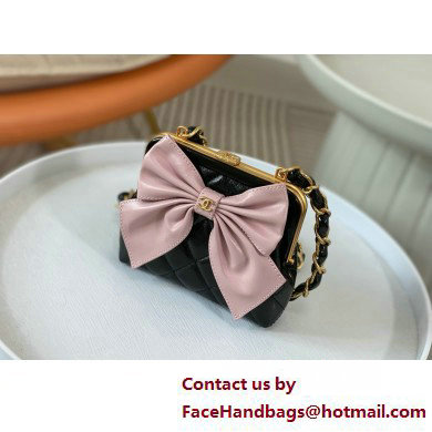 Chanel Clutch with Chain AP4028 black/pink 2025