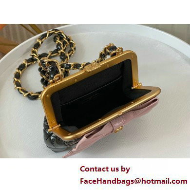 Chanel Clutch with Chain AP4028 black/pink 2025