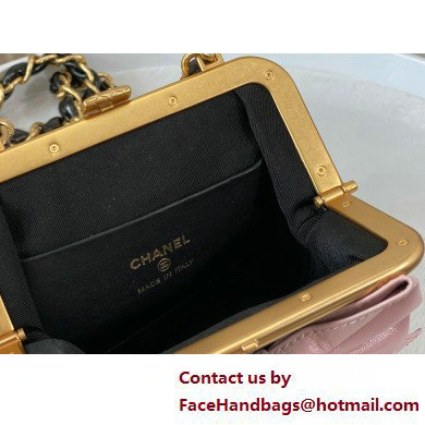 Chanel Clutch with Chain AP4028 black/pink 2025