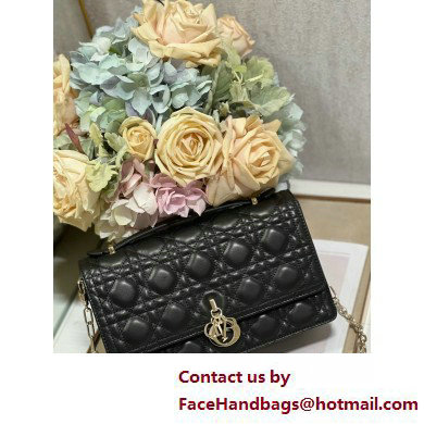 DIOR My Dior Top Handle Bag IN Black Cannage Lambskin 2025