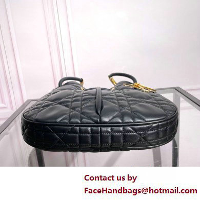 Dior Medium Nolita Bag in Black Macrocannage Lambskin 2025