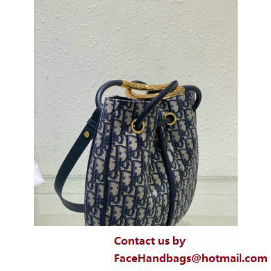 Dior Medium Nolita Bag in blue Oblique Jacquard 2025