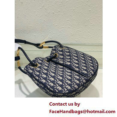 Dior Medium Nolita Bag in blue Oblique Jacquard 2025