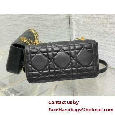 Dior Miss Daisy Mini Bag IN Black Macrocannage Lambskin 2025