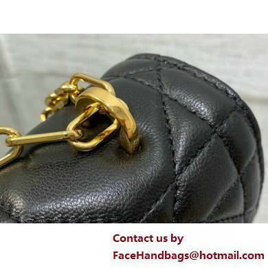 Dior Miss Daisy Mini Bag IN Black Macrocannage Lambskin 2025