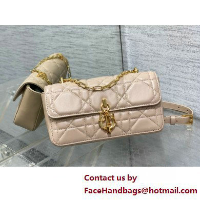 Dior Miss Daisy Mini Bag IN NUDE Macrocannage Lambskin 2025